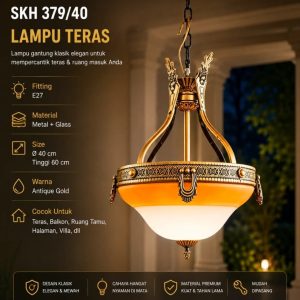 Lampu gantung klasik mewah 379/40cm