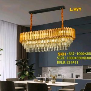 Lampu gantung kristal B37/100×35cm