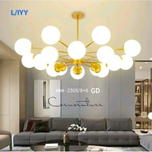 Lampu Gantung Modern 2305/8+8