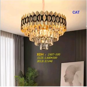 Lampu gantung kristal 2407/50cm