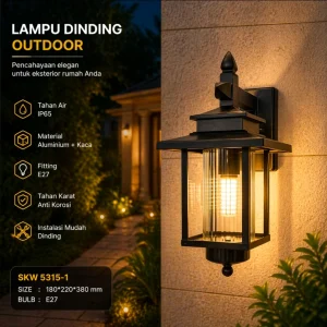Lampu dinding outdor 5315-1