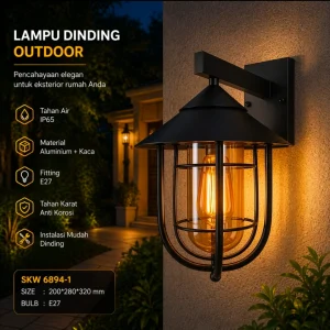 Lampu dinding outdor 6894-1