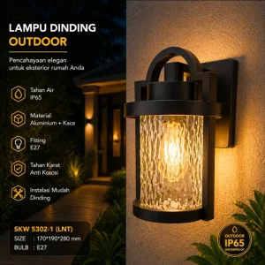Lampu dinding outdor 5302-1