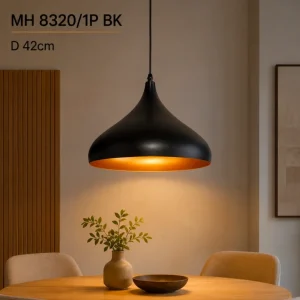Lampu Gantung Modern kap industrial 8320/1P BK