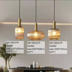 PENDANT LAMP SERIES 2501 / 2502 / 2503 GDAM