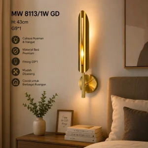 Lampu dinding MW 8113/1W GD