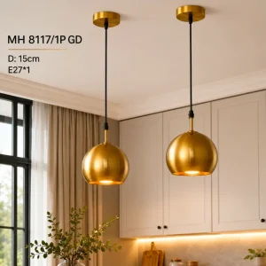 Lampu gantung modern dengan 8117/1P GD