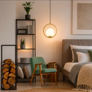 Lampu gantung minimalis modern 9661/1P 15cm
