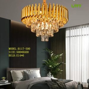 Lampu gantung kristal B117/50cm