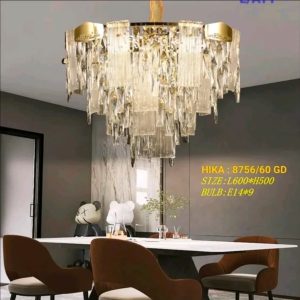 Lampu gantung kristal 8756/60cm