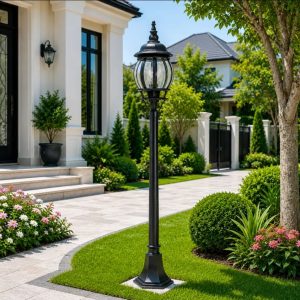 Lampu taman outdoor premium 6003 B/S