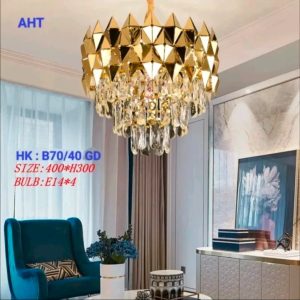 Lampu gantung kristal B70/40cm