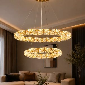 Lampu gantung kristal led 26303/53×80GD