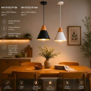 Lampu Gantung Minimalis Scandinavian 8135/1