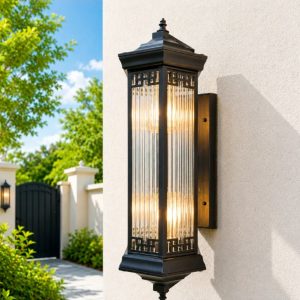 Lampu dinding outdoor WO-JM14XX- BK.