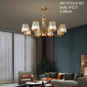 Lampu gantung kristal 5723/8GD