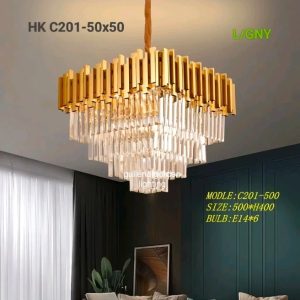 Lampu gantung kristal C201/50×50