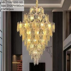 Lampu gantung kristal void 7158/120 gd