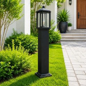 Lampu Taman Outdoor Minimalis Modern 20139-BK F BLK