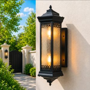 Lampu dinding outdoor klasik WO-JM13XX BK