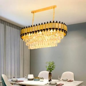 Lampu gantung kristsl C26/80×30