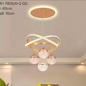 Lampu Gantung LED Modern Crystal 7905/4+2