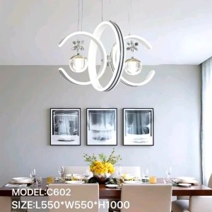 Lampu gantung kristal C602