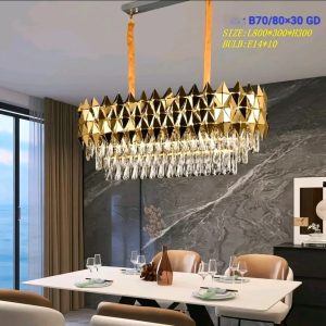 Lampu gantung kristal B70/80×30