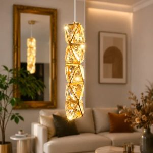 Lampu gantung kristal led 26304/1P GD