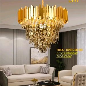 Lampu gantung kristal minimalis C203/60cm