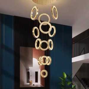 Lampu gantung kristal Led 33292/13
