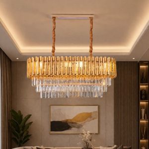 Lampu gantung kristal dekorasi ruang tamu B37/80×30
