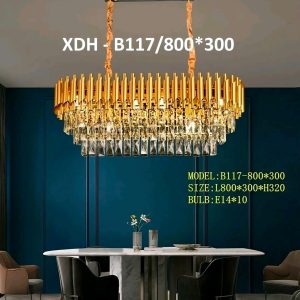 Lampu Gantung Kristal Modern B117 800×300