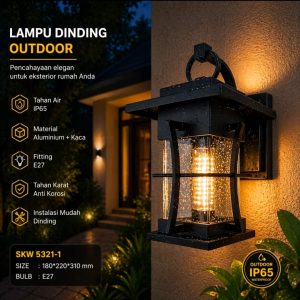Lampu dinding outdor 5321-1