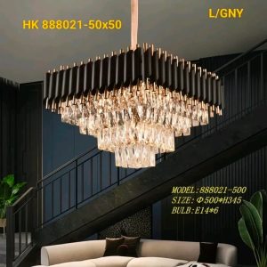Lampu gantung kristal 888021/50×50cm
