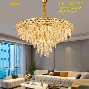 Lampu gantung kristal 2433/75cm