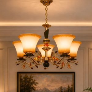 Lampu gantung modern klasik YB-2307/5 FGD