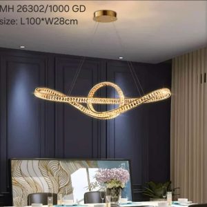 Lampu gantung kristal led minimalis 26302/100