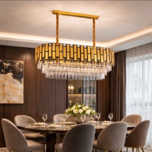 Lampu gantung kristsl B18/80×30
