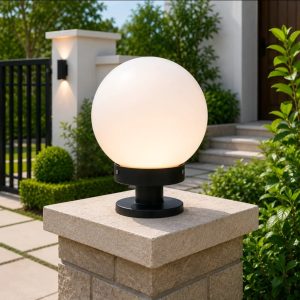 Lampu pilar outdoor modern minimalis ST-8067-200-BK