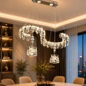 Lampu gantung kristal led 635
