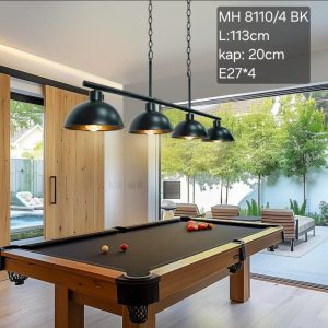 Lampu gantung industrial 8110/4Bk