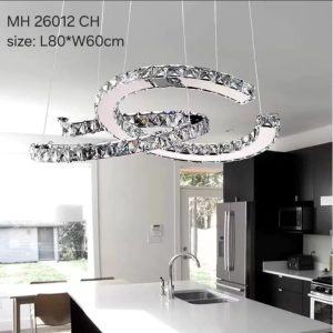 Lampu gantung kristal led 26012 CH