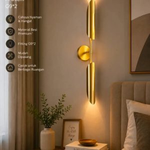 Lampu Dinding Modern MW 8113/2W GD