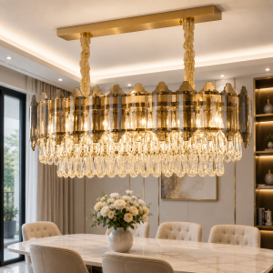 Lampu Gantung Kristal Modern 8827/80×36