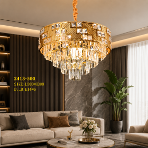 Lampu gantung Kristal Modern 2413-500