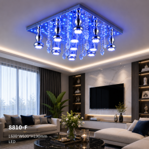 Lampu Plafon Kristal LED Modern 8810-F