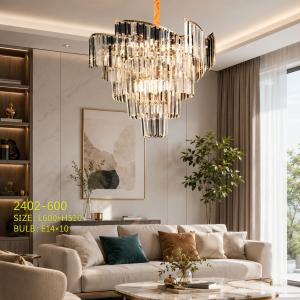 Lampu Gantung Kristal Modern 2402-600