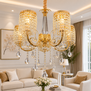 Lampu Gantung Kristal Klasik Mewah 8359/5