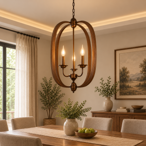 Lampu Gantung Vintage 3 Lampu 24418-3